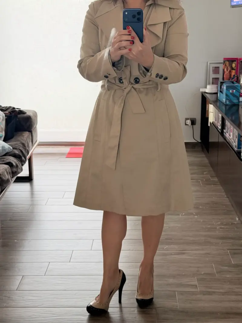 Trench beige Liola talla 40 - 2
