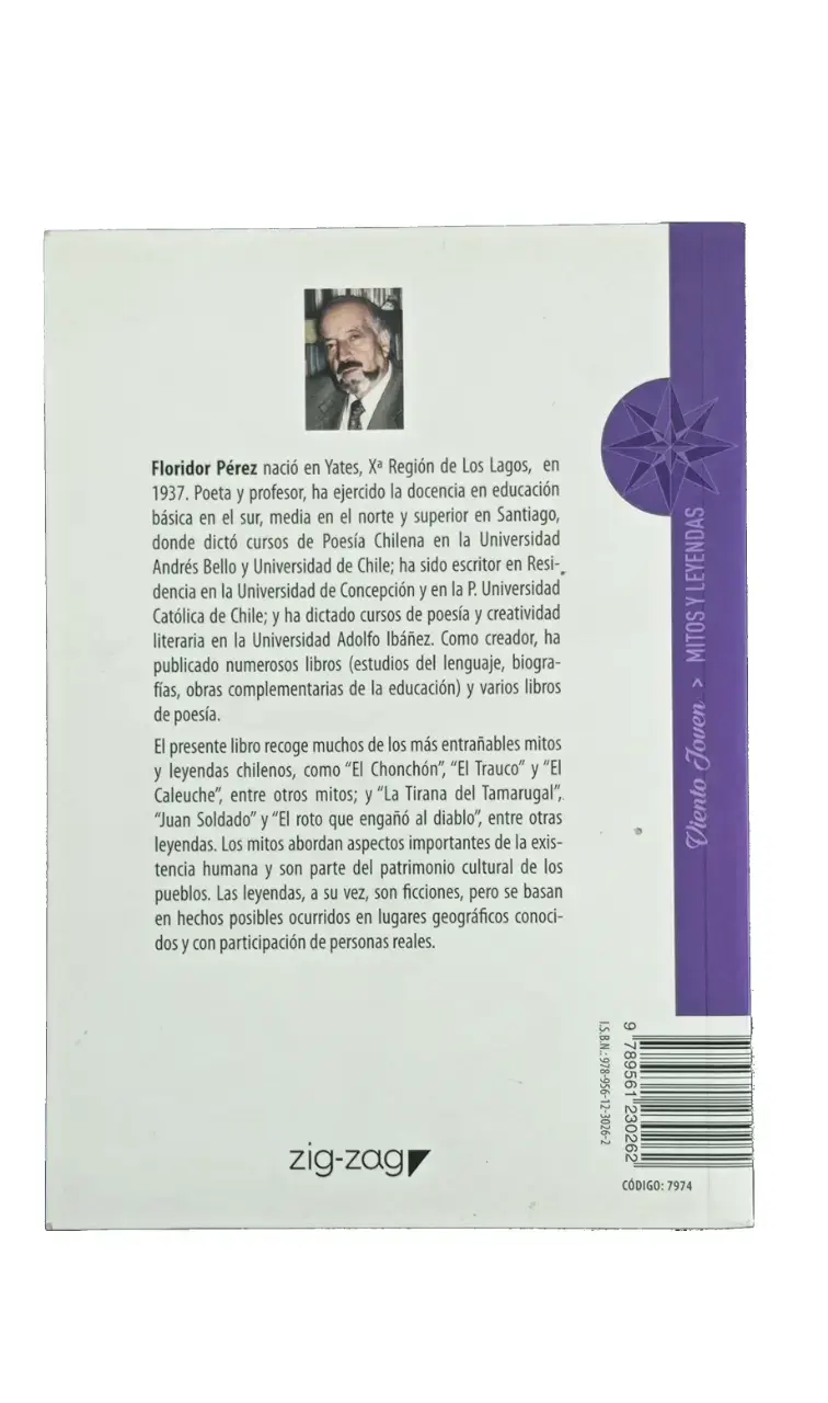 Libro 'Mitos y Leyendas de Chile' de Floridor Pérez - 2