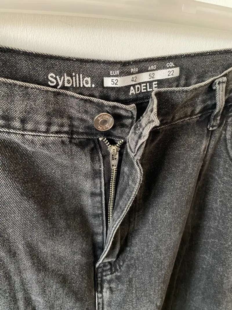 Jeans negros Sybilla talla 52 - 4