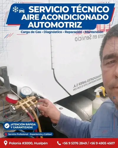 Servicio de aire acondicionado automotriz en Hualpén - miniatura 2
