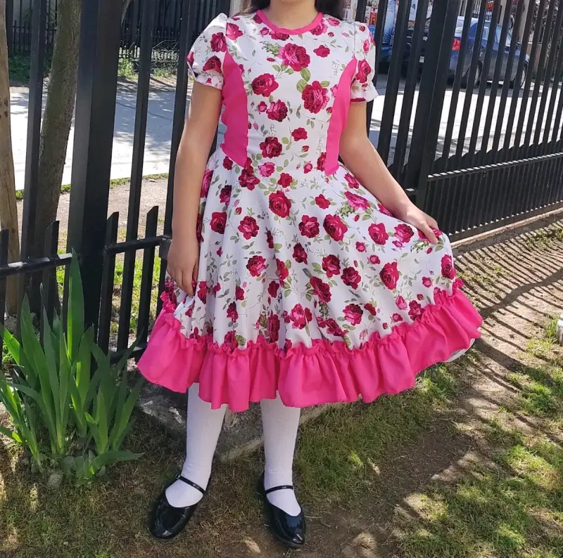 Vestido Huasita con falso t12 - 1