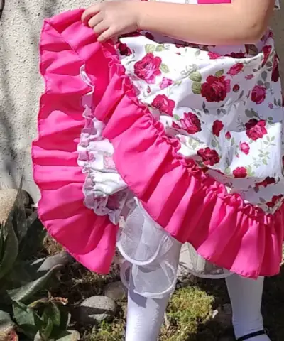 Vestido Huasita con falso t12 - miniatura 2