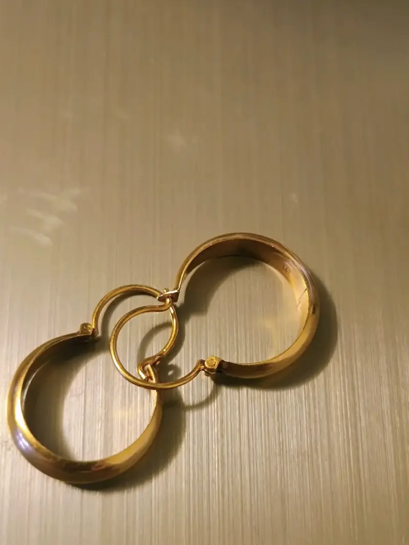 Aros de oro estilo clásico - 1