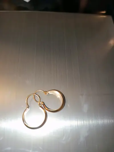 Aros de oro estilo clásico - miniatura 3