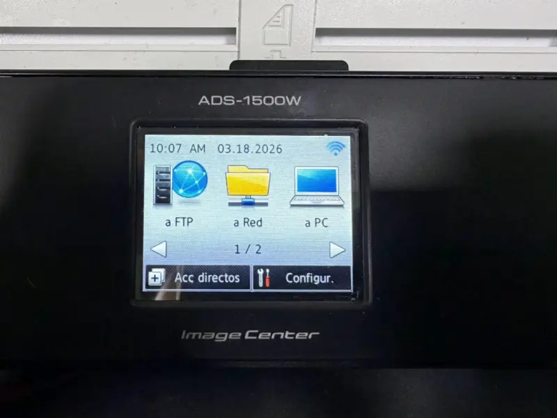 Escáner Brother ADS-1500W compacto y eficiente - 2