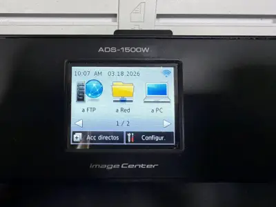 Escáner Brother ADS-1500W compacto y eficiente - miniatura 2