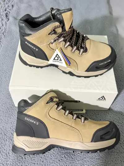 Botas de seguridad Sherpa's marrones - miniatura 1