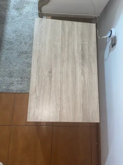 Mesa de Centro de Madera con Estante - miniatura 1