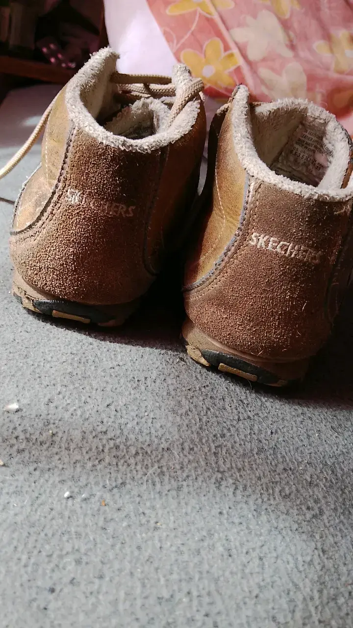Botines de cuero marrón Skechers para mujer - 2