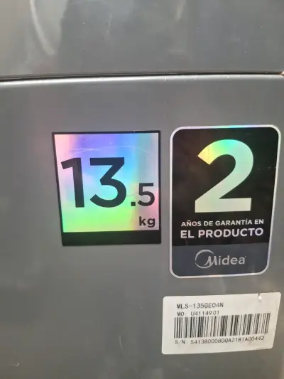 Lavadora automática Midea 13.5 kg con garantía - miniatura 2