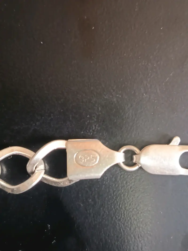 Pulsera de plata italiana con cierre seguro - 3