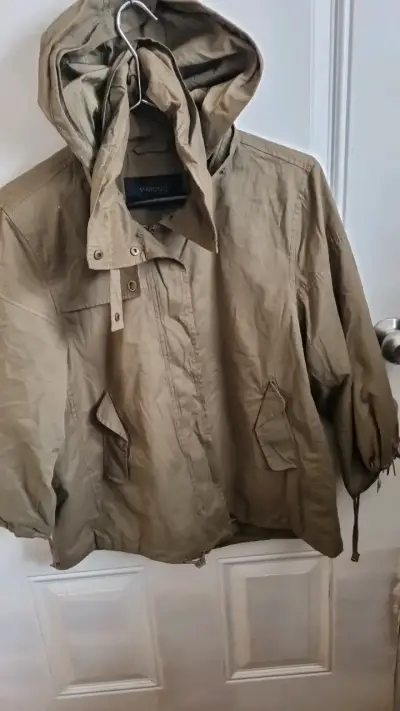 Parka beige con capucha para hombre Marquis - miniatura 1