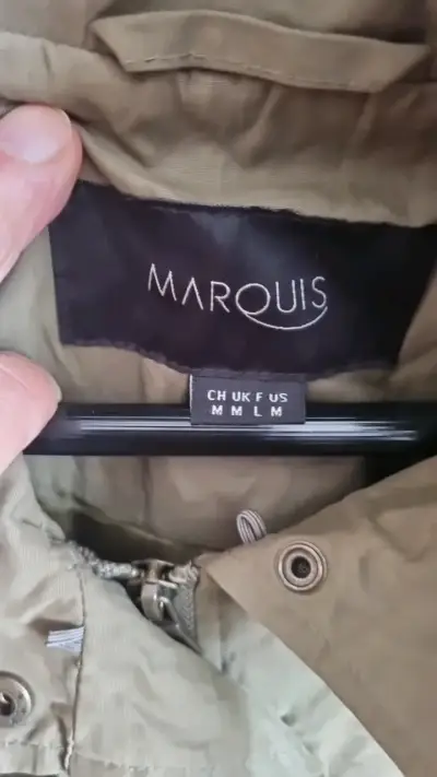 Parka beige con capucha para hombre Marquis - miniatura 2