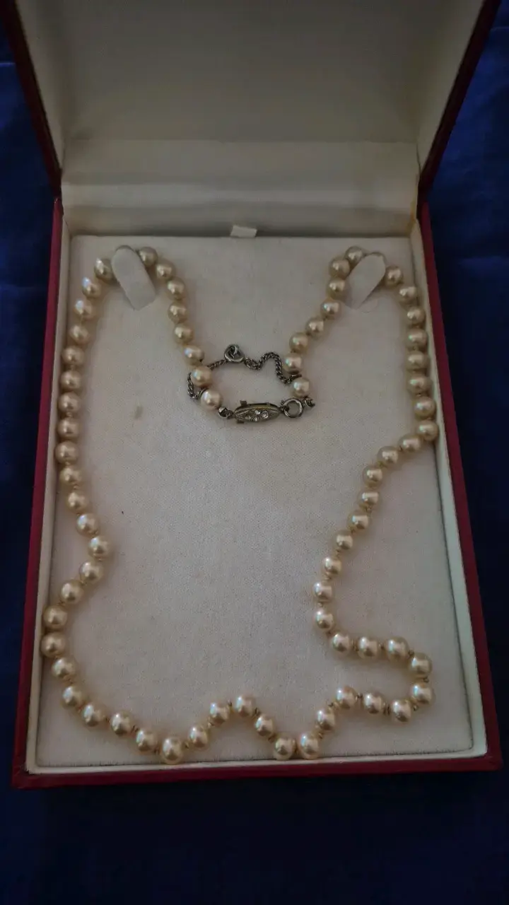 Collar de perlas Mallorca en estuche - 3