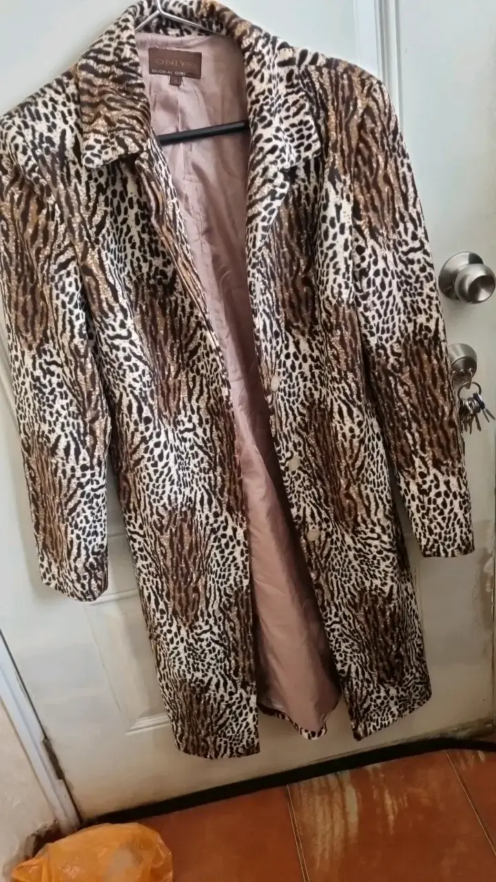 Abrigo animal print Only Global Girl talla M - 1