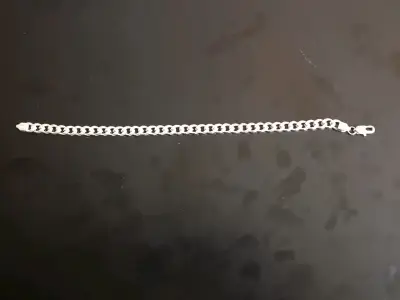Pulsera de plata 925 estilo cadena italiana - miniatura 1