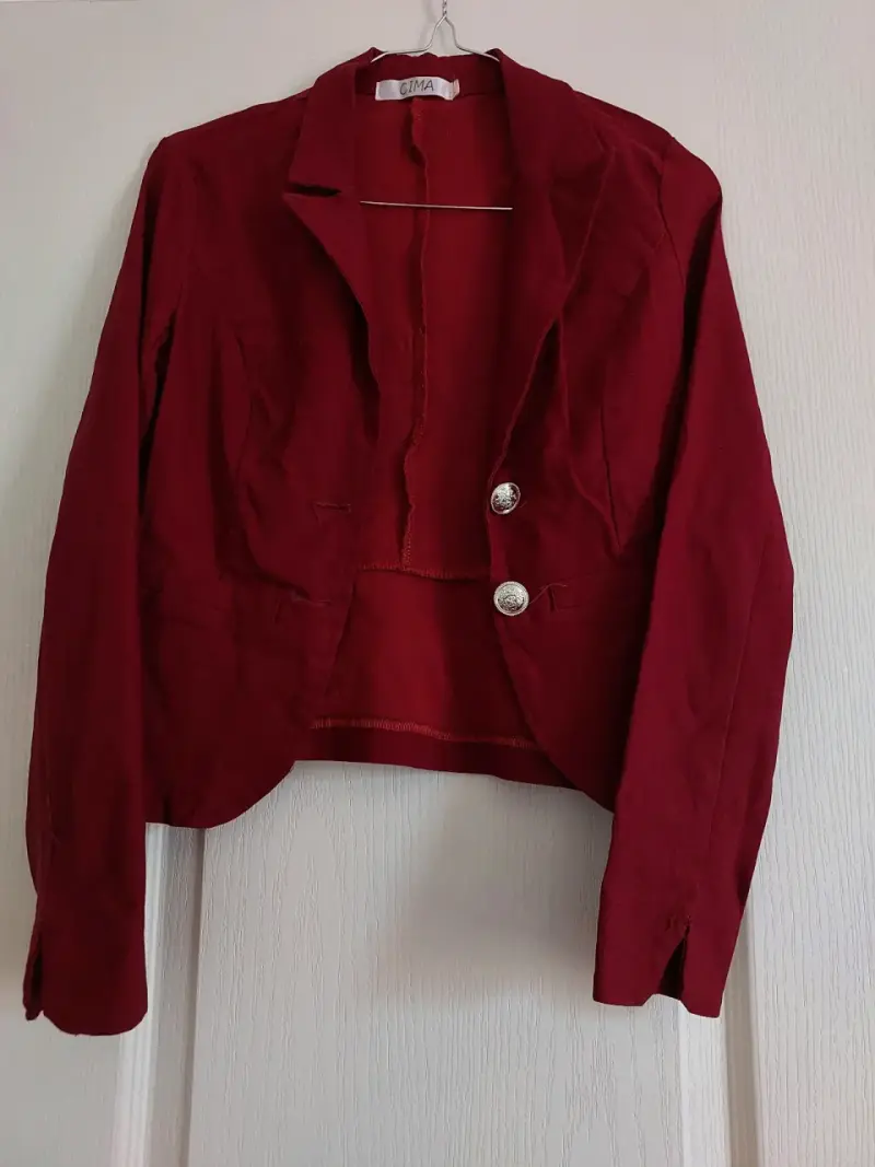 Blazer mujer con botones decorativos