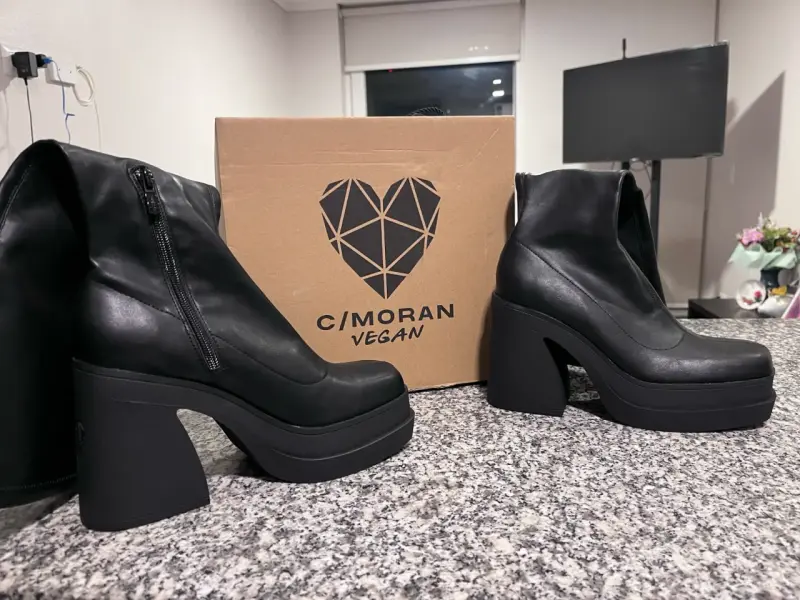 Botines de plataforma negros C/Moran Vegan - 3