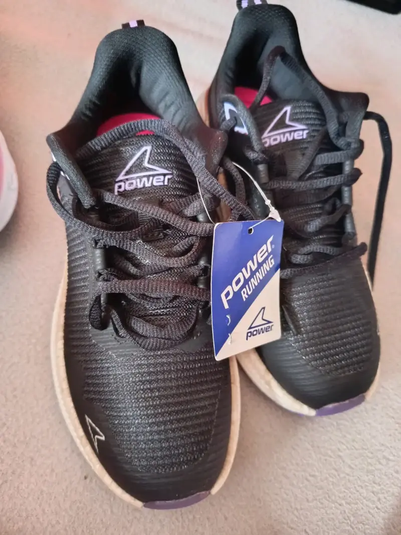 Zapatillas deportivas Power negras y moradas - 3
