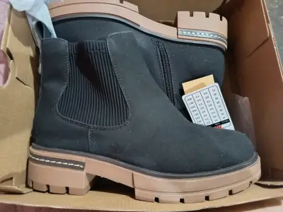 Zapatillas deportivas Power negras y moradas - miniatura 5