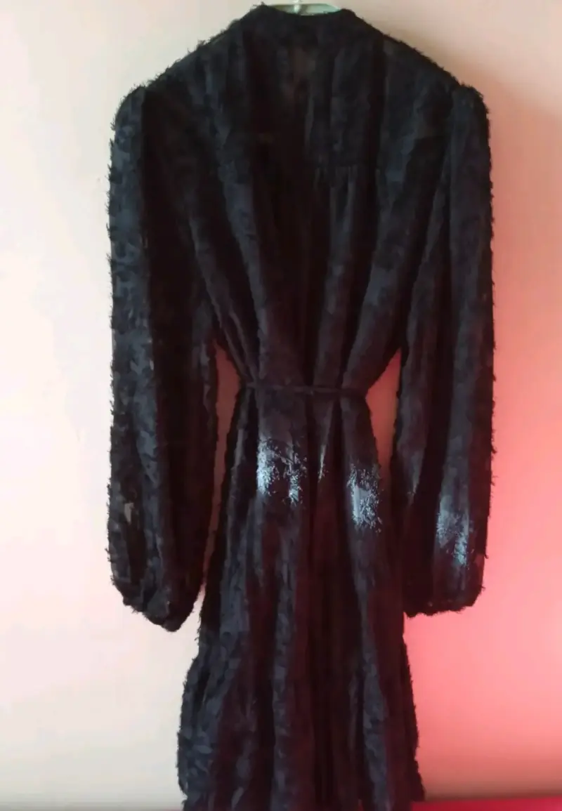 Vestido Negro Mujer XL - 1