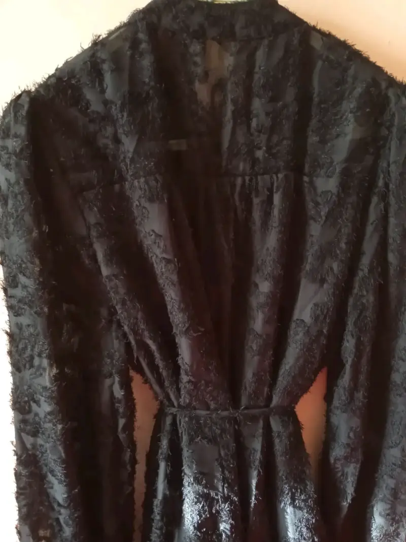 Vestido Negro Mujer XL - 3