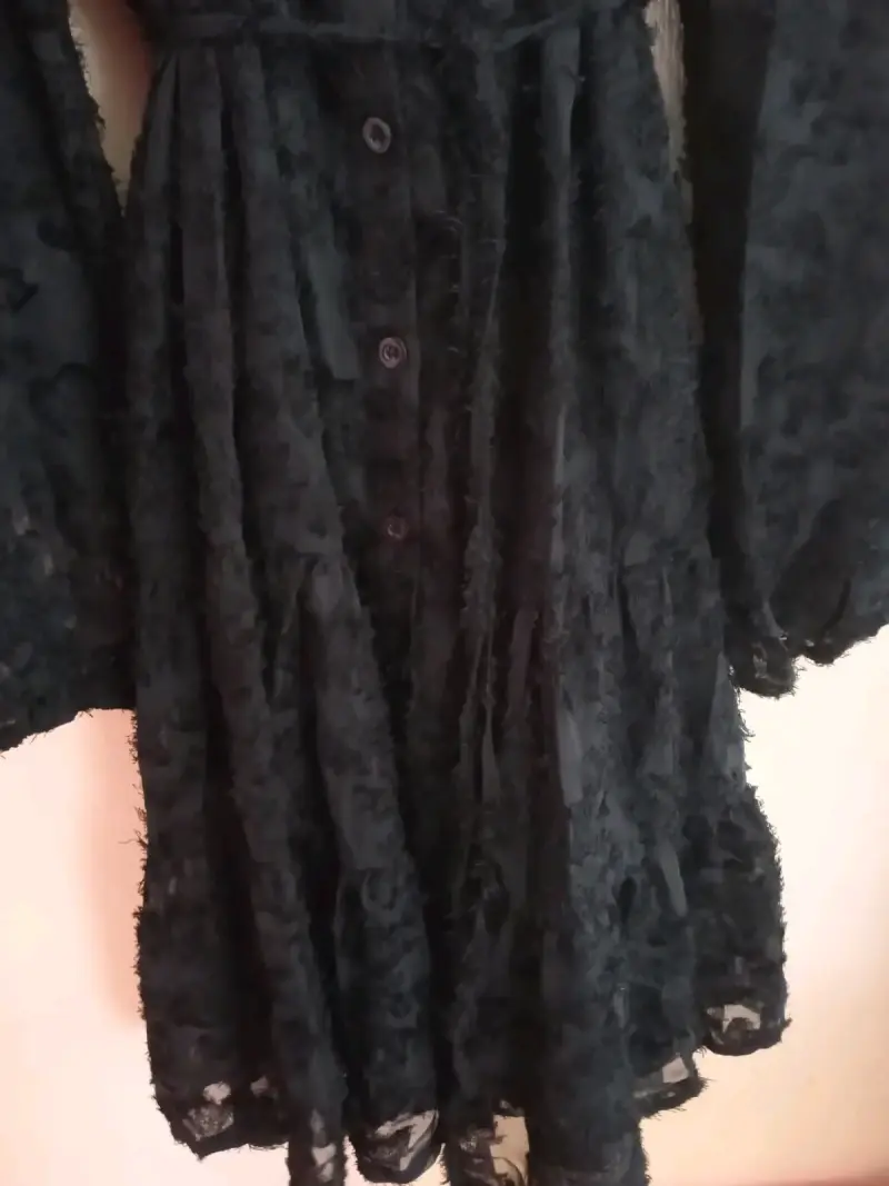 Vestido Negro Mujer XL - 6