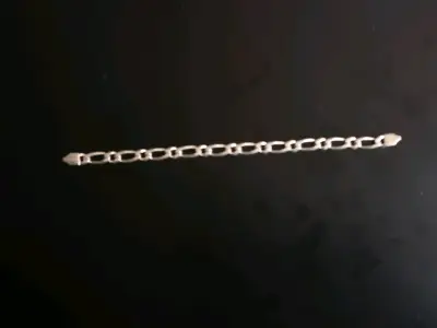 Pulsera de plata 925 estilo cadena - miniatura 2