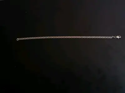 Pulsera de plata estilo cubano - miniatura 4