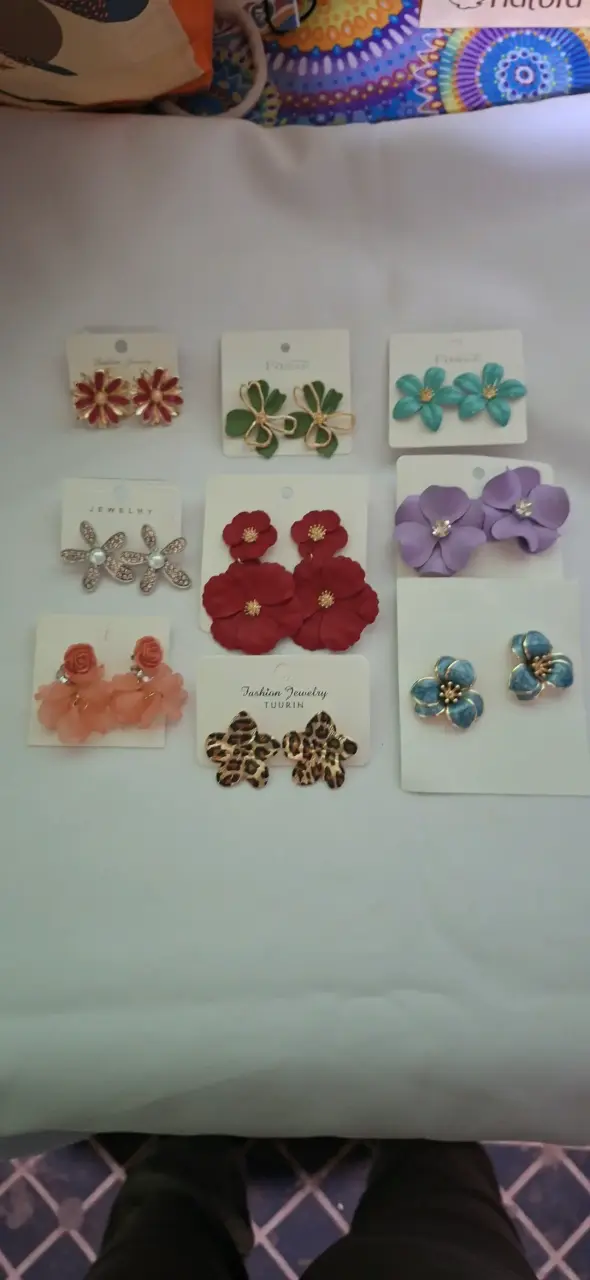 Set de aros variados de moda - 3
