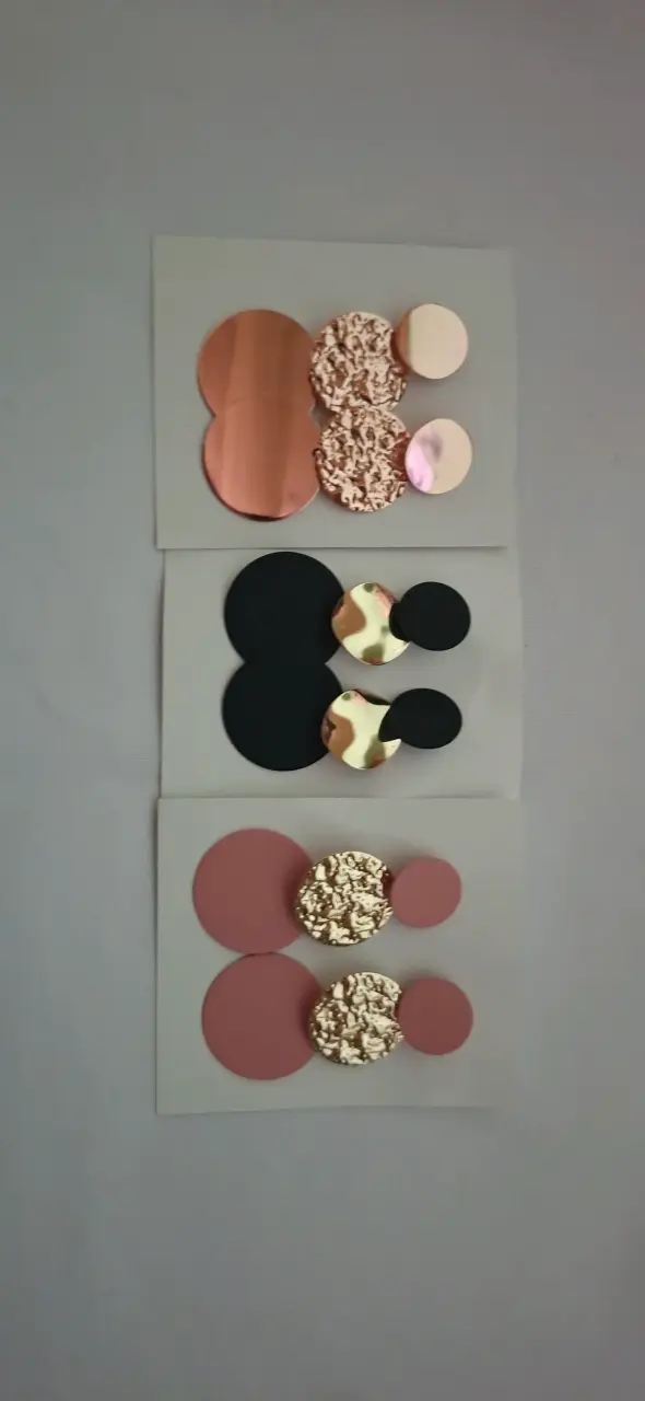 Set de aros variados de moda - 4