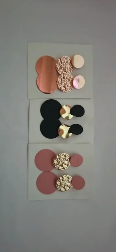 Set de aros variados de moda - miniatura 4