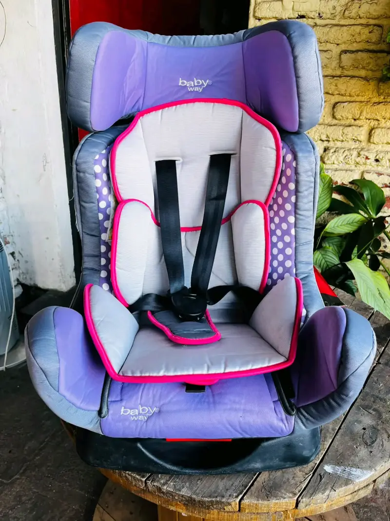 Silla de Auto para Bebé Baby Way Morada - 1