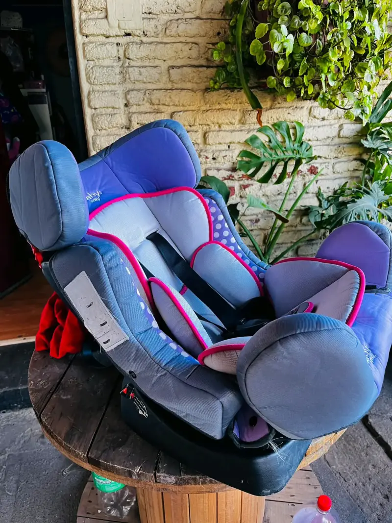 Silla de Auto para Bebé Baby Way Morada - 3