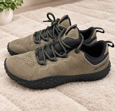 Zapatillas outdoor Merrell color verde oliva - miniatura 1