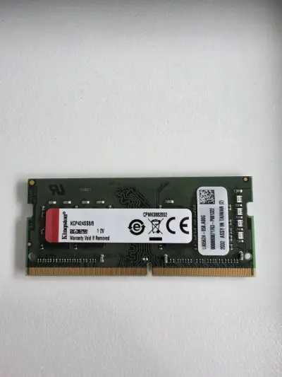 Memoria RAM Kingston 8GB DDR4 2400 MHZ para Note - miniatura 1