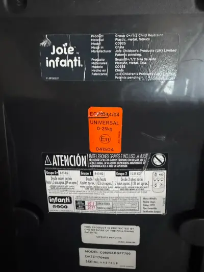 Silla de Auto para Bebé Joie Infanti Verde - miniatura 5