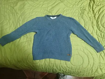 Suéter de niño azul marca mym - miniatura 2