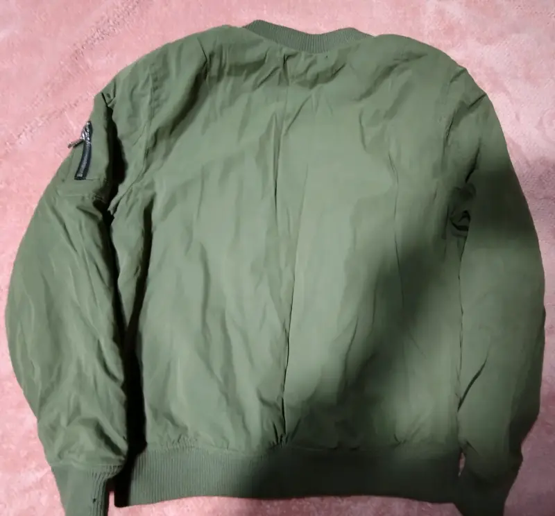 Chaqueta bomber verde para mujer - 5
