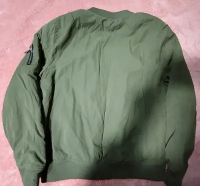 Chaqueta bomber verde para mujer - miniatura 5