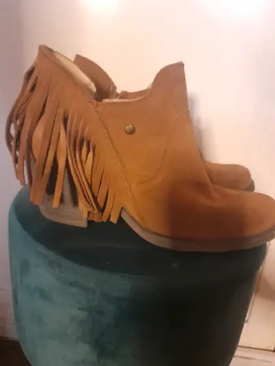 Botines de cuero reno hush puppies n°38 - miniatura 2