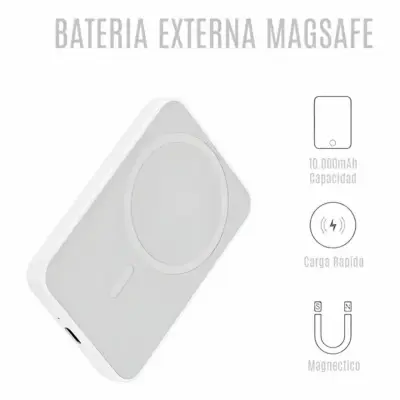 Cargador Inalámbrico Portátil Blanco - miniatura 4