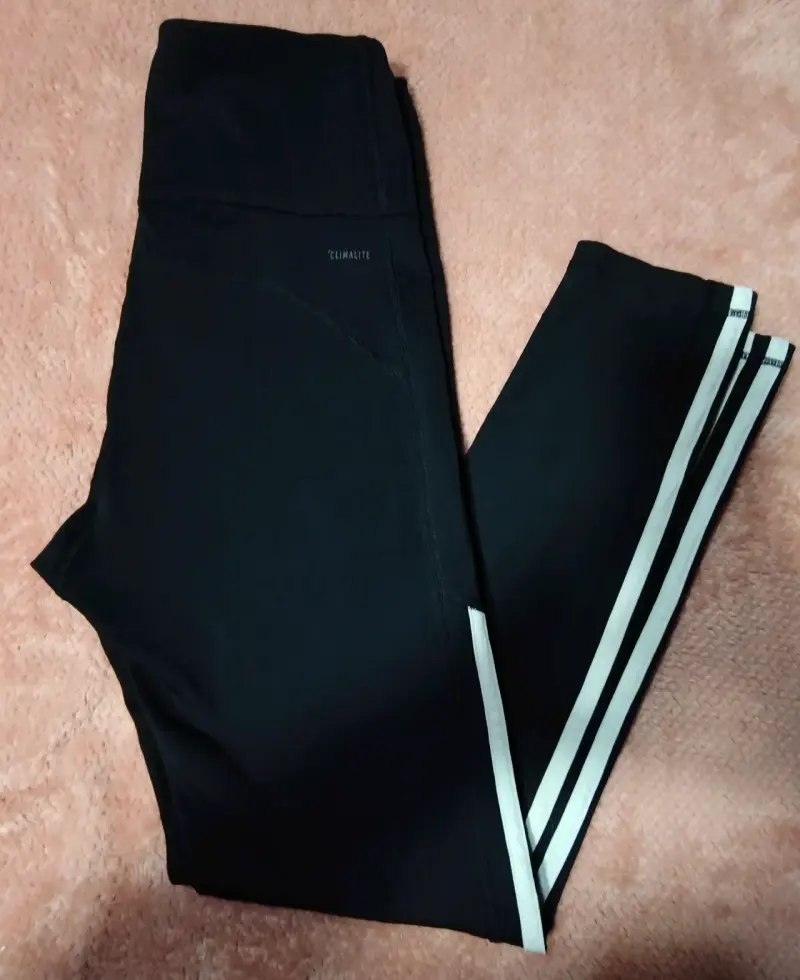 Leggings deportivos negros Adidas Climalite - 3