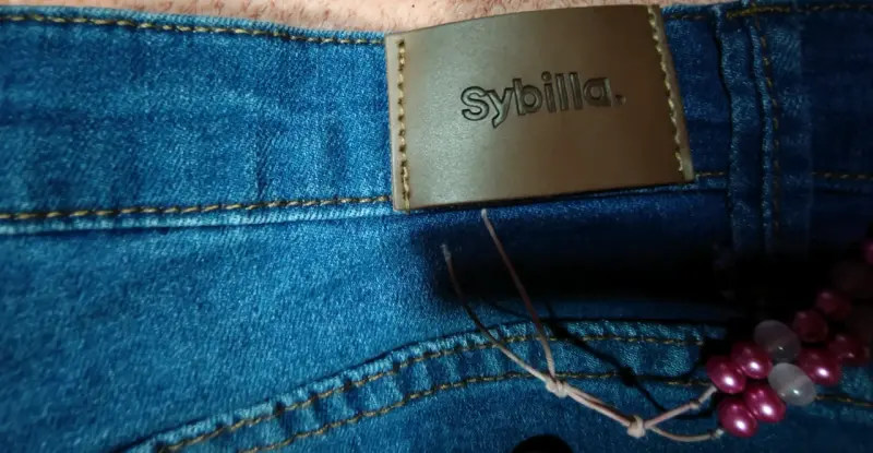 Jeans azul oscuro Sybilla Emily para mujer - 4