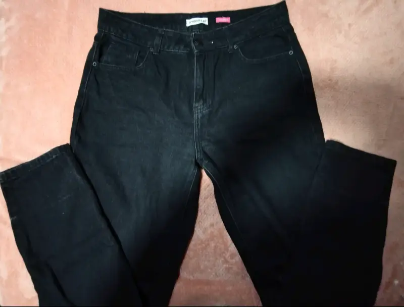 Jeans negros rotos para hombre Opposite talla 40 - 2