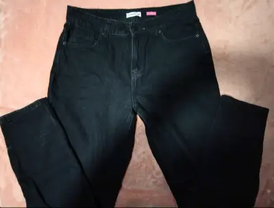Jeans negros rotos para hombre Opposite talla 40 - miniatura 2