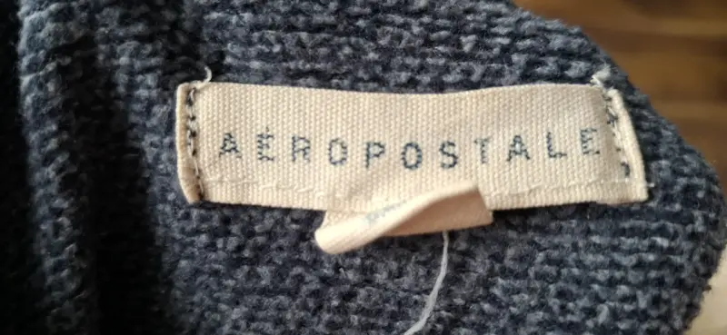 Polerón con capucha Aeropostale gris para hombre - 3