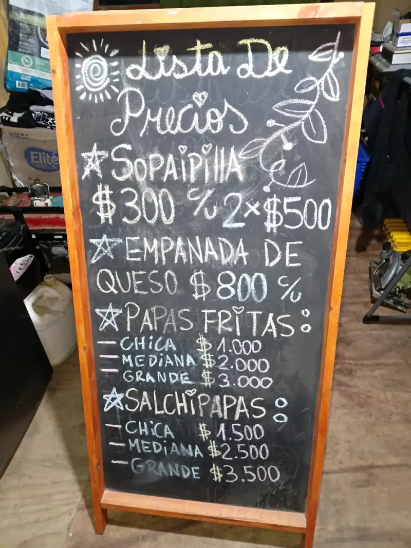 Pizarra de Madera para Menú de Comida - 2
