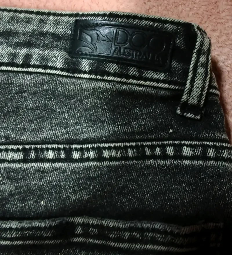 Jeans negros de tiro alto Doo Australia - 6