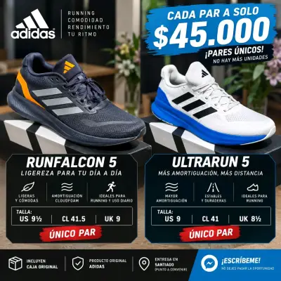 Zapatillas Running Adidas - miniatura 1